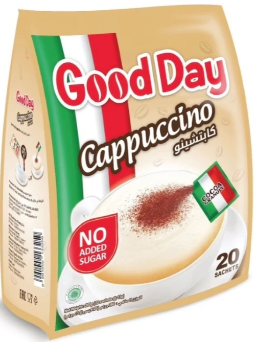 کاپوچینو رژیمی 3 بسته 30 عددی گود دی  عمده GOOD DAY CAPPUCCINO
