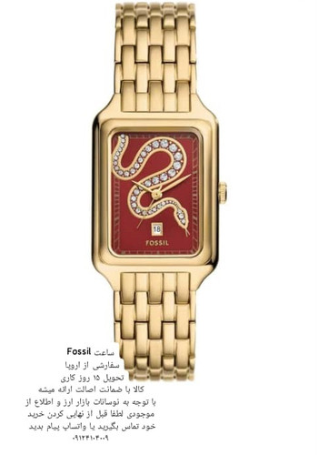 ساعت فسیل اورجینال سفارشی تحویل 15 روزه کاری FOSSIL FES5379