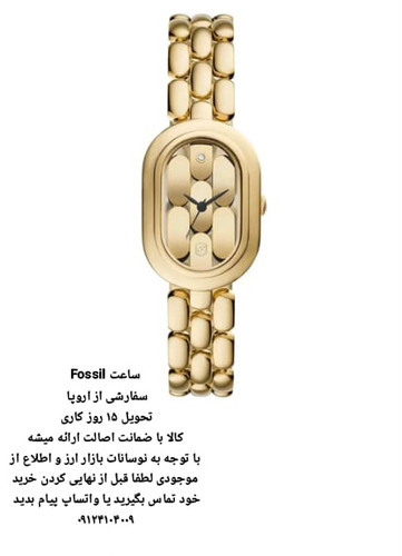 ساعت فسیل زنانه اورجینال سفارشی تحویل 15 روزه کاری FOSSIL FES5380