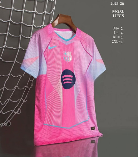 کیت تیشرت فوتبالی پلیری بارسلونا سایز S تا NIKE BARCELONA 2XL
