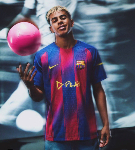 کیت تیشرت فوتبالی پلیری بارسلونا سایز S تا NIKE BARCELONA 2XL