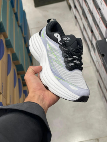 کتونی اسپرت رانینگ هوکا باندی ۸ طوسی سفید سایز ۴۰ تا ۴۵ Hoka Bondi 8