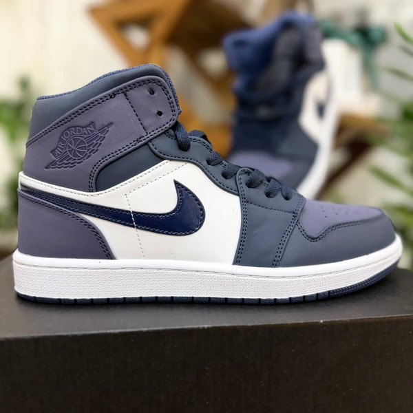 کتونی نایک ایر جردن اسپرت وان لو سرمه ای سفید بنفش سایز ۴۰ تا ۴۵ Nike Air Jordan 1 low SE
