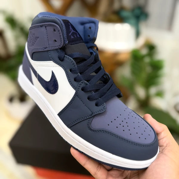 کتونی نایک ایر جردن اسپرت وان لو سرمه ای سفید بنفش سایز ۴۰ تا ۴۵ Nike Air Jordan 1 low SE