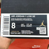کتونی نایک ایر جردن اسپرت وان لو سرمه ای سفید بنفش سایز ۴۰ تا ۴۵ Nike Air Jordan 1 low SE