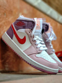 کتونی ایر جردن وان سفید صورتی بنفش سایز 37 تا 40 NIKE AIR JORDAN