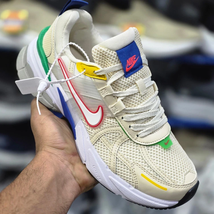 کتونی نایک V2K کرم قرمز سبز سایز ۴۰ تا ۳۷ Nike V2K