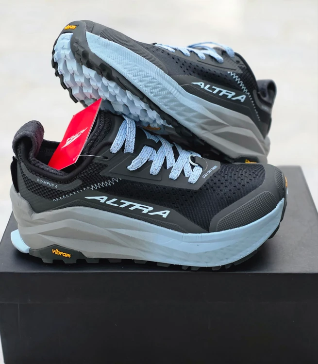 کتونی تراکینگ آلترا مدل المپوس ۶ مشکی سایز ۴۰ تا ۴۵ altra Olympus 6