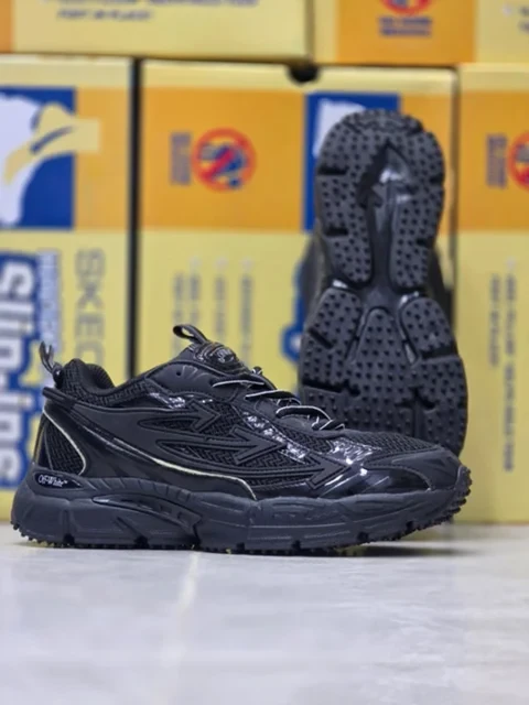 کتونی آف وایت تمام مشکی سایز 40 تا 45 Off White Shoes