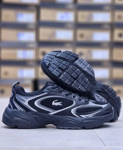 کتونی لاگوست استورم 96 مشکی سایز 40 تا 45 LACOSTE Storm 96