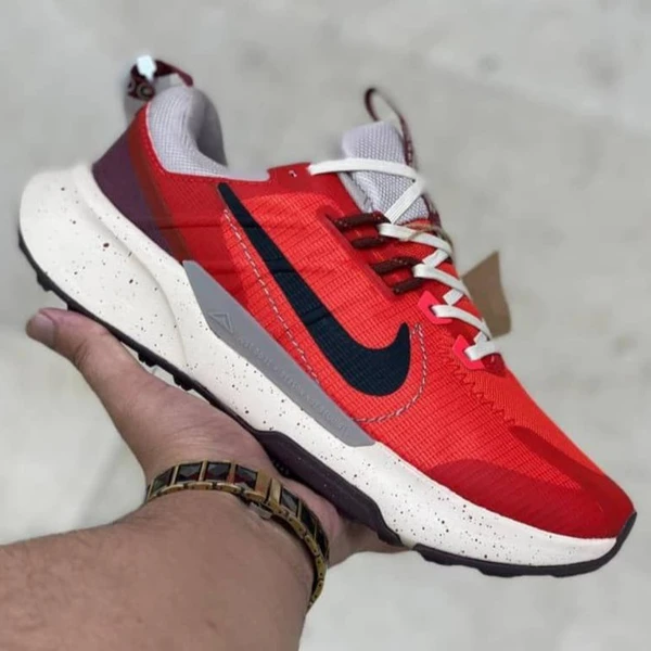 کتونی اسپرت نایک جونیپر تریل 2 قرمز مشکی سفید سایز 39 الی 45 Nike Juniper Trail 2