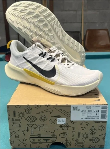 کتونی اسپرت نایک جونیپر تریل 2 سفید مشکی زرد سایز 39 الی 45 Nike Juniper Trail 2