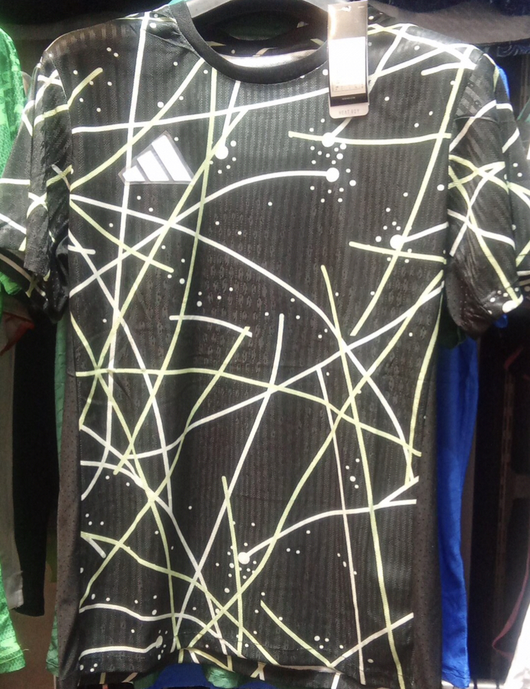 تیشرت بدمینتون و تنیس آدیداس مشکی سفید سایز S تاADIDAS  2XL