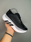 کتونی آدیداس هایپر بوست سایز 37 تا 45 مشکی سفید ADIDAS HYPERBOOST