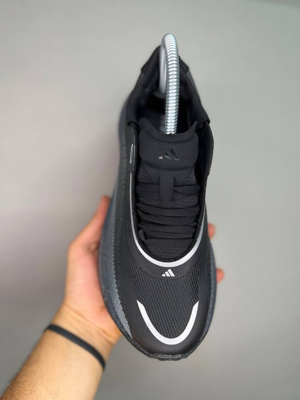 کتونی آدیداس هایپر بوست سایز 37 تا 45 مشکی طوسی ADIDAS HYPERBOOST