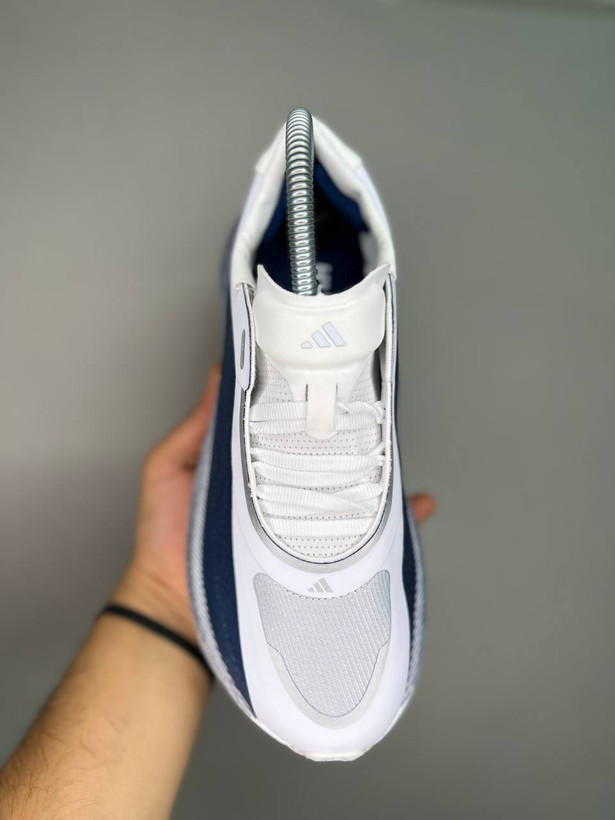 کتونی آدیداس هایپر بوست سایز 37 تا 45 سرمه ای سفید ADIDAS HYPERBOOST