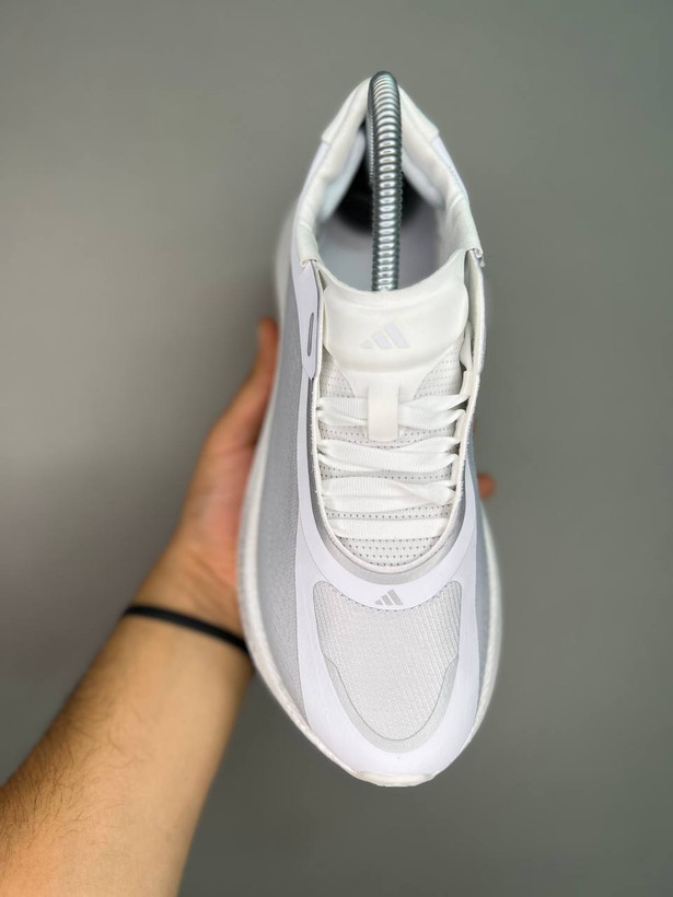 کتونی آدیداس هایپر بوست سایز 37 تا 45 طوسی سفید ADIDAS HYPERBOOST