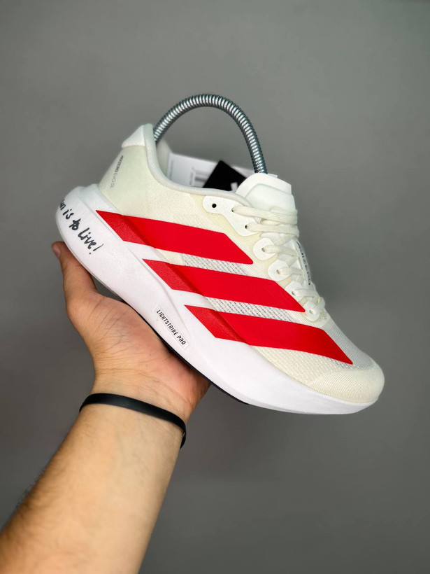 کتونی آدیداس آدیزیرو 37 تا 40 سفید قرمز ADIDAS ADIZERO