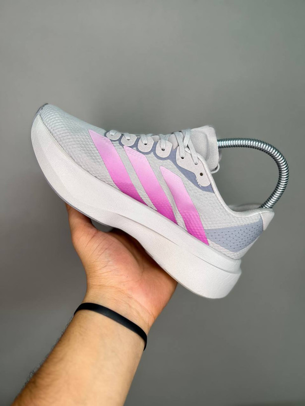 کتونی آدیداس آدیزیرو 37 تا 40 طوسی نقره ای صورتی ADIDAS ADIZERO