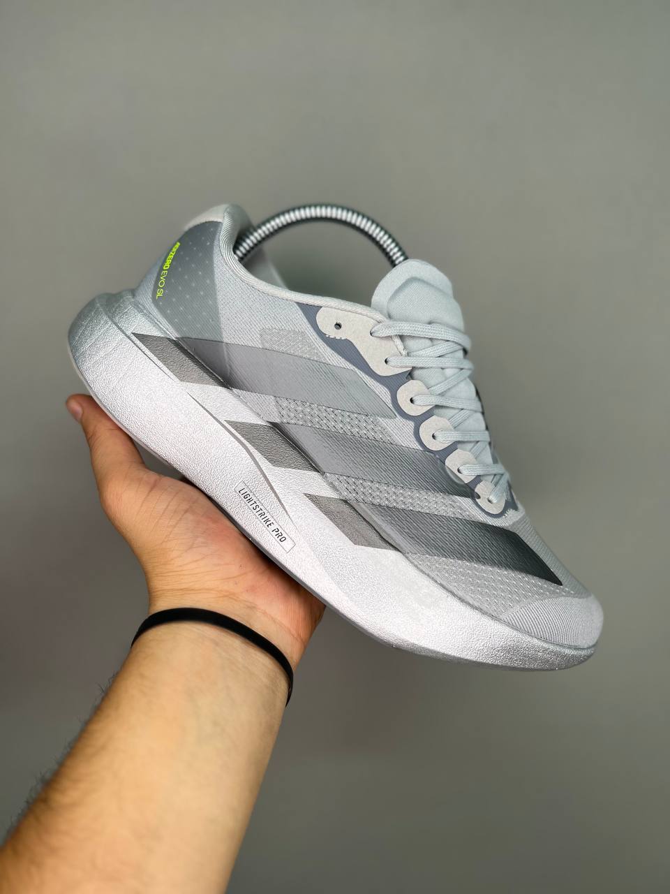 کتونی آدیداس آدیزیرو 41 تا 45 نقره ای دو رنگ ADIDAS ADIZERO
