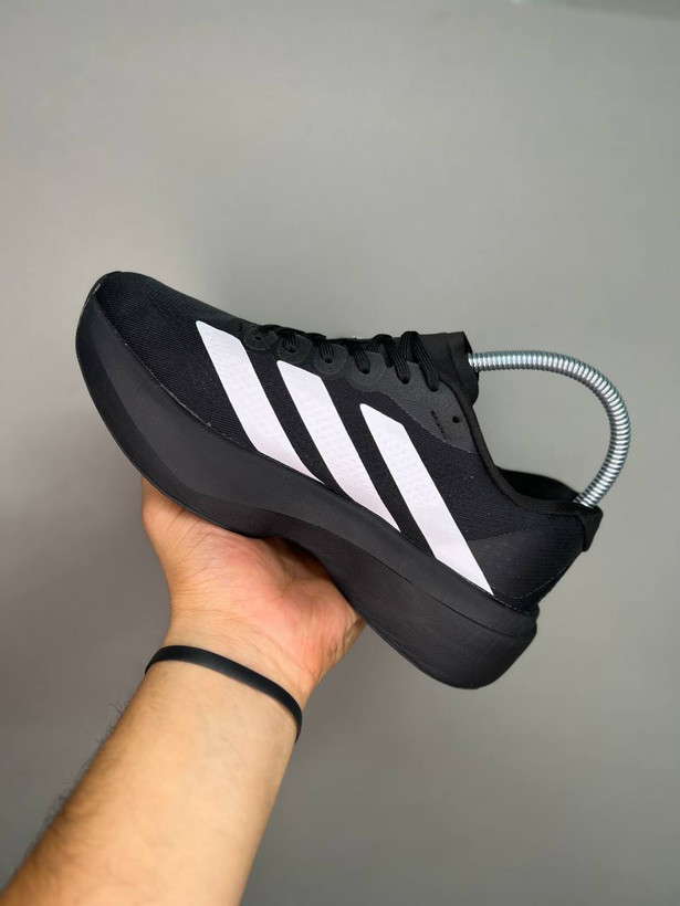 کتونی آدیداس آدیزیرو 37 تا 45 مشکی سفید ADIDAS ADIZERO