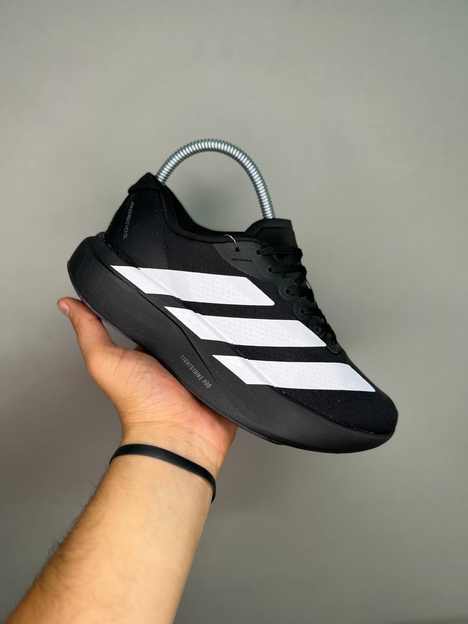 کتونی آدیداس آدیزیرو 37 تا 45 مشکی سفید ADIDAS ADIZERO