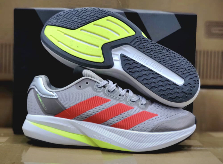 کتونی آدیداس دورامو اسپید ۲ سایز 40 تا 45 طوسی قرمز Adidas Duramo Speed 2