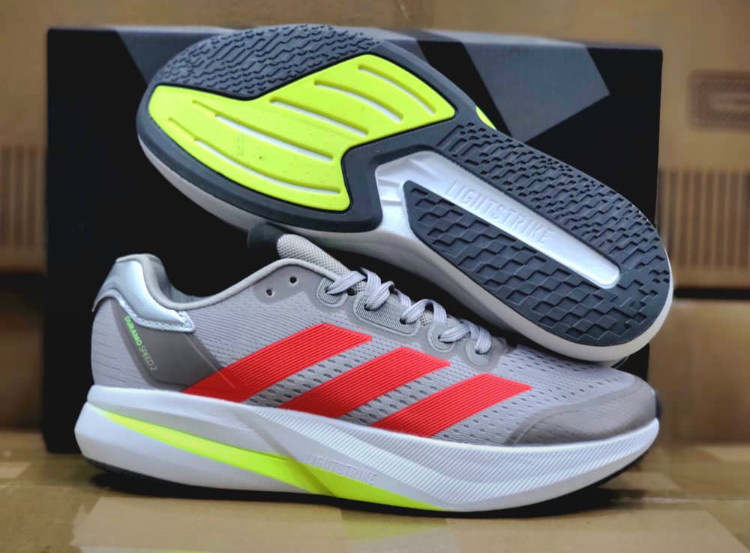 کتونی آدیداس دورامو اسپید ۲ سایز 40 تا 45 طوسی قرمز Adidas Duramo Speed 2