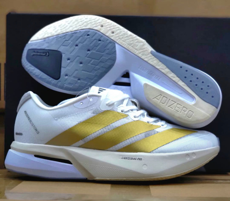 کتونی آدیداس دورامو اسپید ۲ سایز 40 تا 45 سفید طلایی Adidas Duramo Speed 2
