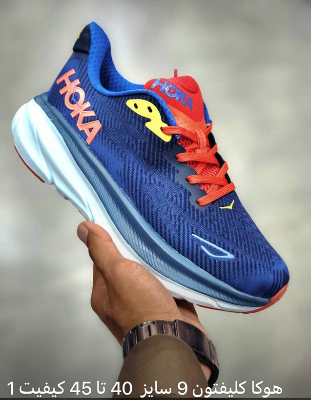 کتونی هوکا کلیفتون 9 سایز 40 تا 45 آبی تیره HOKA CLIFTON 9