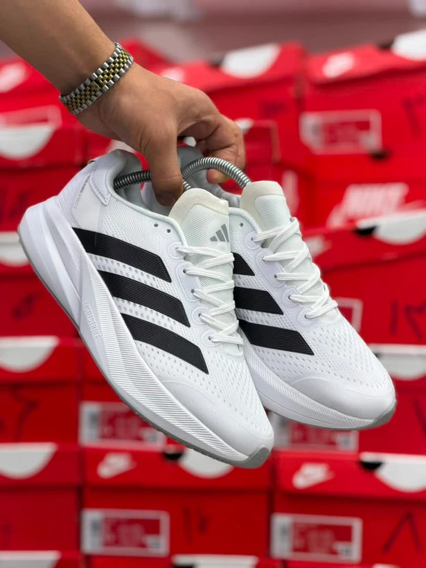 کتونی آدیداس دورامو اسپید ۲ سایز 40 تا 45 سفید مشکی Adidas Duramo Speed 2
