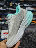 کتونی اسکیچرز هایپربرست کربن سایز 37 تا 40 طوسی سبزآبی Skechers Hyper Burst Carbon